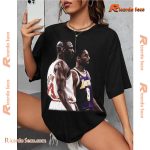 NBA Michael Jordan And Kobe Graphic Unisex T-shirt, Classic Men Shirt c