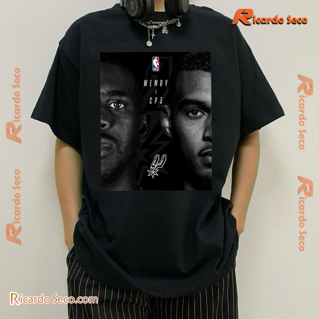 NBA Wemby X Cp3 Chris Paul-to-victor Wembanyama Classic Men Shirt 03mbajd