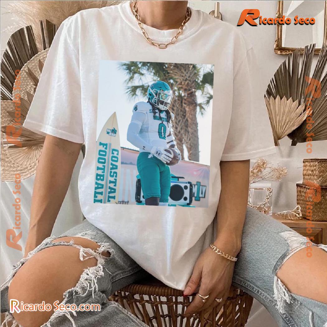 NCAA Coastal Carolina Chanticleers Uniform Graphic Classic Men Shirt a NCAA Coastal Carolina Chanticleers Uniform Graphic Classic Men Shirt a