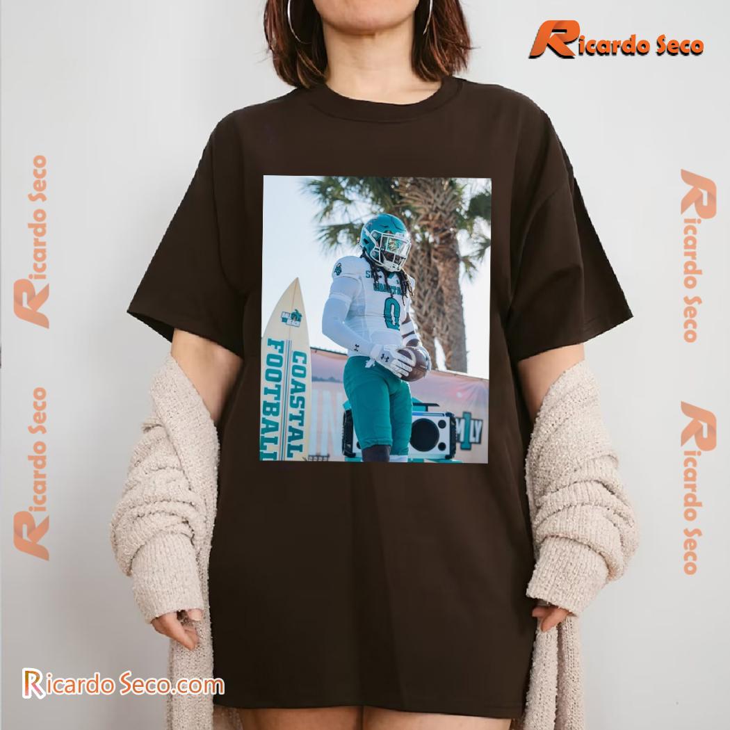 NCAA Coastal Carolina Chanticleers Uniform Graphic Classic Men Shirt b NCAA Coastal Carolina Chanticleers Uniform Graphic Classic Men Shirt b