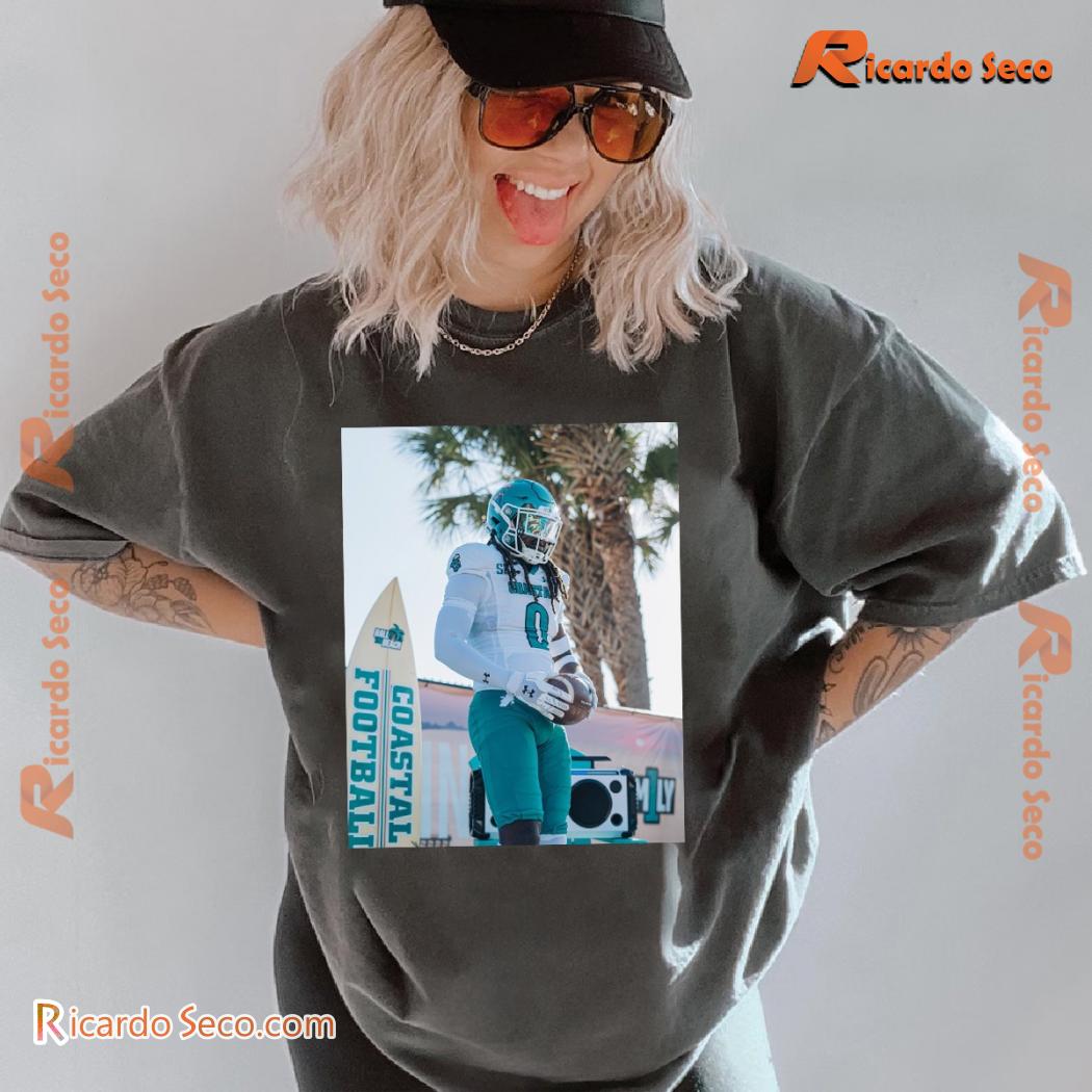 NCAA Coastal Carolina Chanticleers Uniform Graphic Classic Men Shirt NCAA Coastal Carolina Chanticleers Uniform Graphic Classic Men Shirt