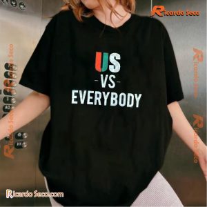 NCAA Miami Hurricanes Us Vs Everybody Graphic Unisex Shirt