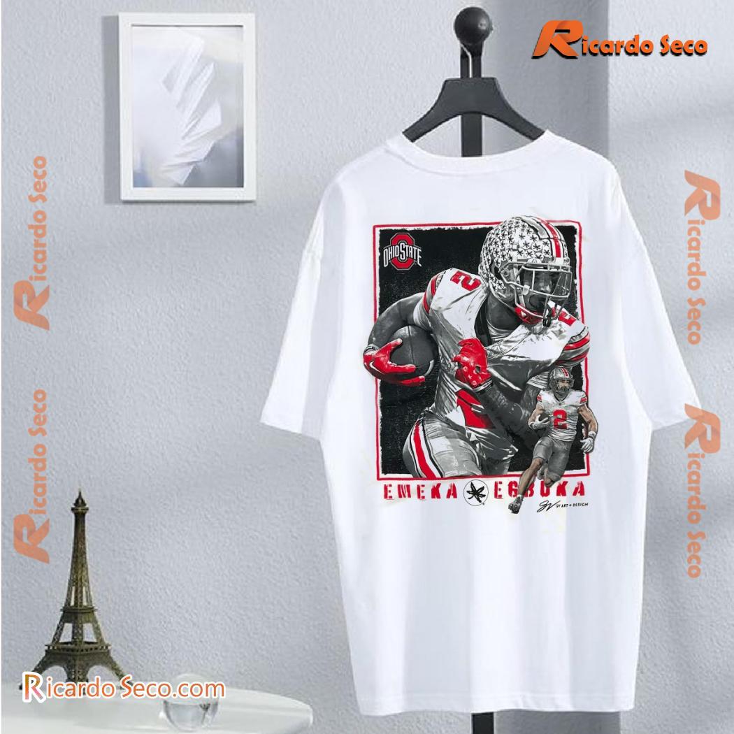 NCAA Ohio State Buckeye Emeka Egbuka Graphic Classic Men Shirt-a NCAA Ohio State Buckeye Emeka Egbuka Graphic Classic Men Shirt-a LSJGQFj