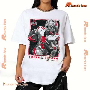 NCAA Ohio State Buckeye Emeka Egbuka Graphic Classic Men Shirt wKC8oOs