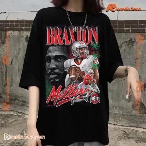 NCAA Ohio State Buckeyes Braxton Miller Graphic Classic Men Shirt-a ePzX0Mt