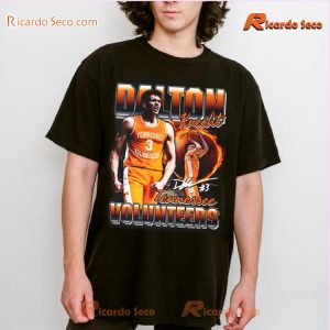 NCAA Tennessee Volunteers Dalton Knecht Signature Gift For Fan Classic Men Shirt-a b8YTuvR