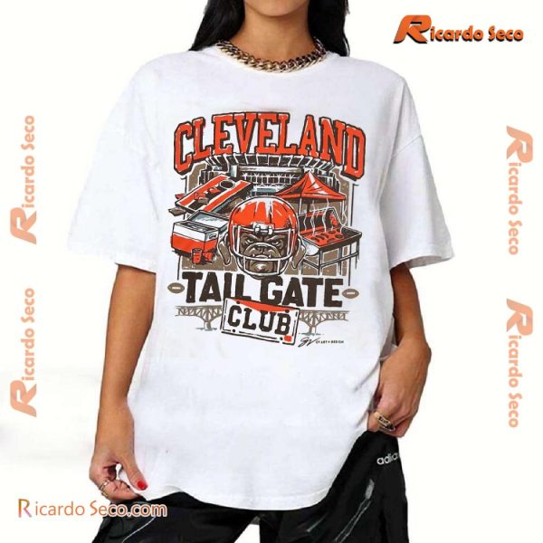 NFL Cleveland Browns Football Tailgate Club Graphic Unisex T-shirt, Hoodie, Long Sleeve IOZz3vD