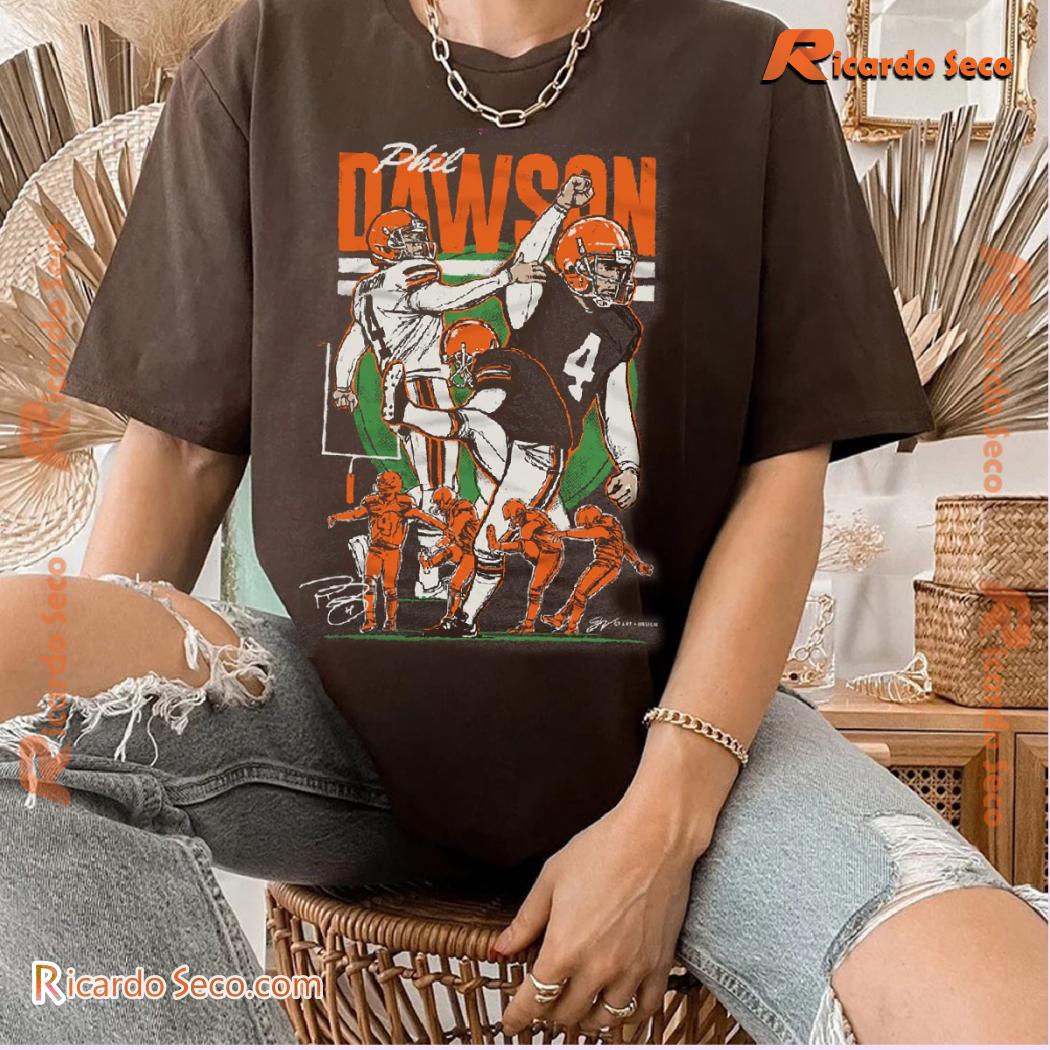 NFL Cleveland Browns Phil Dawson Graphic Classic Men Shirt-a NFL Cleveland Browns Phil Dawson Graphic Classic Men Shirt-a Wajbvio