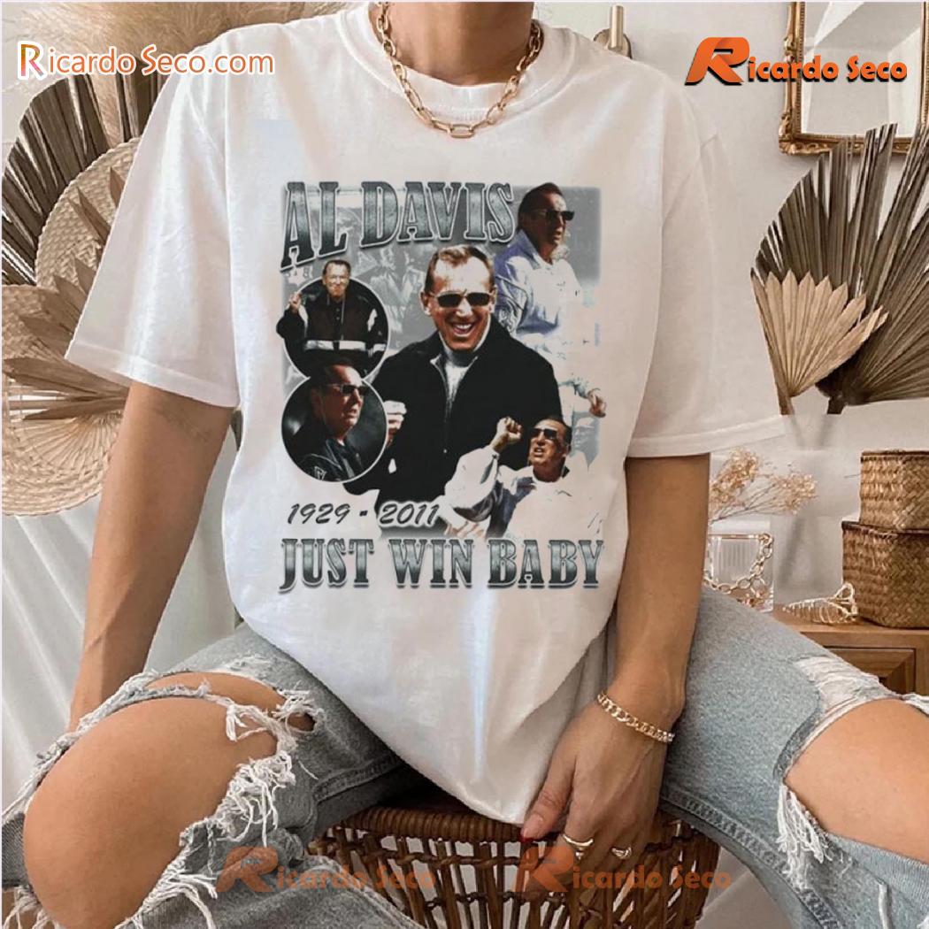 NFL Las Vegas Raiders Maxx Crosby Al Davis Just Win Baby Graphic Classic Men Shirt-a NFL Las Vegas Raiders Maxx Crosby Al Davis Just Win Baby Graphic Classic Men Shirt-a 3YAbQWc
