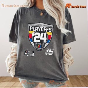 Nascar Cup Series Playoffs 2024 Roster Checkered Flag Graphic Unisex T-shirt, Classic Men Shirt-a kIReAYt