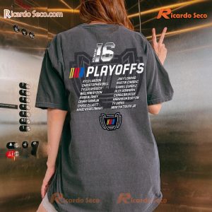 Nascar Cup Series Playoffs 2024 Roster Checkered Flag Graphic Unisex T-shirt, Classic Men Shirt-b i68poPZ