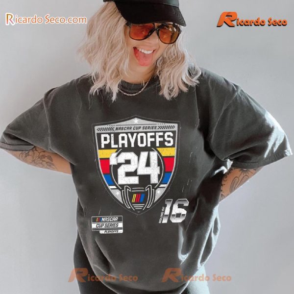 Nascar Cup Series Playoffs 2024 Roster Checkered Flag Graphic Unisex T-shirt, Classic Men Shirt Ue93HgW