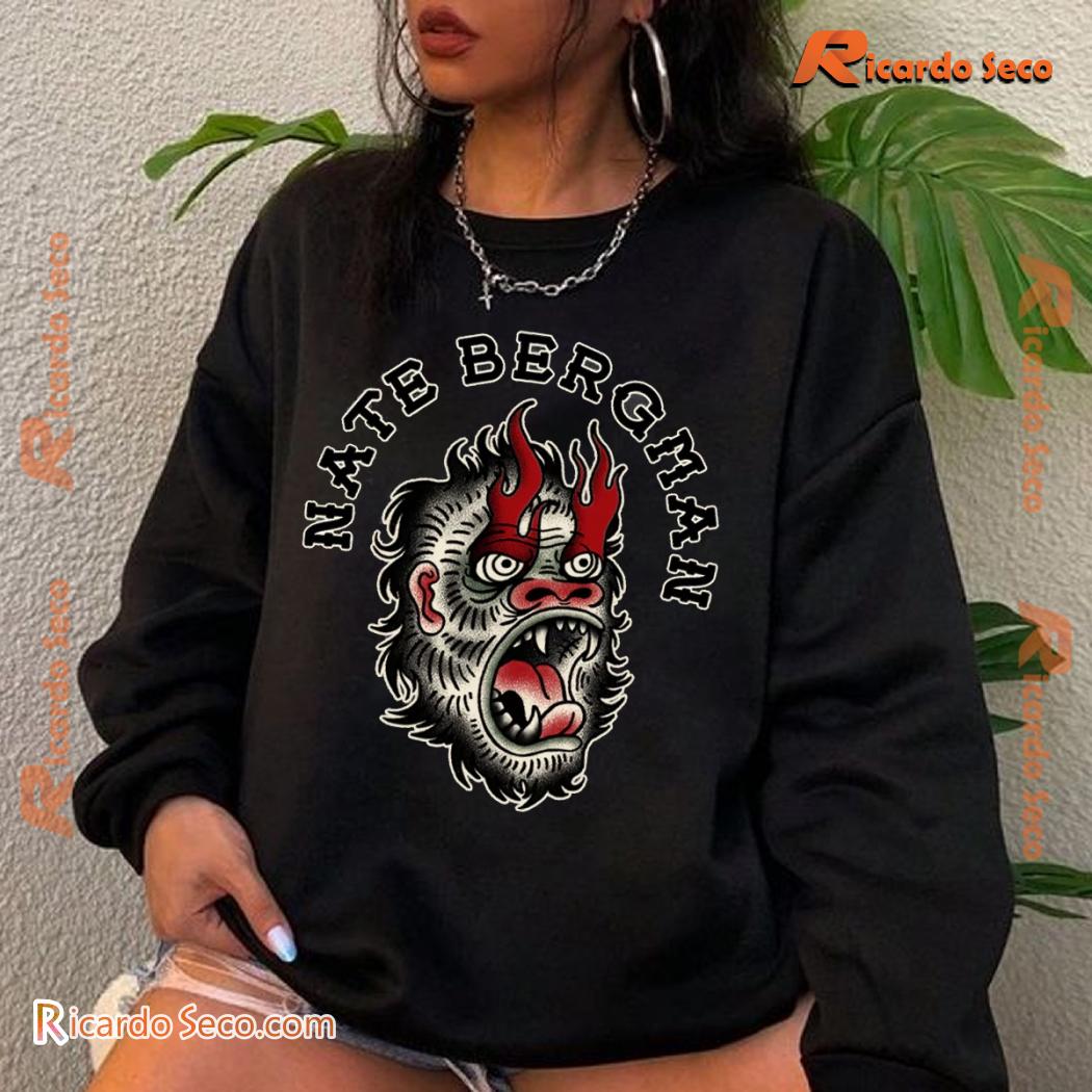 Nate Bergman Gorilla Gift For Music Fan , Classic Men Shirt, Unisex Sweatshirt, Hoodie-a Nate Bergman Gorilla Gift For Music Fan , Classic Men Shirt, Unisex Sweatshirt, Hoodie-a KCaMJgE