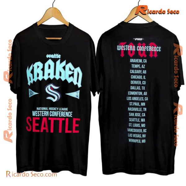 National Hockey League Seattle Kraken Western Conference Tour Classic Men Shirt VZtUegK