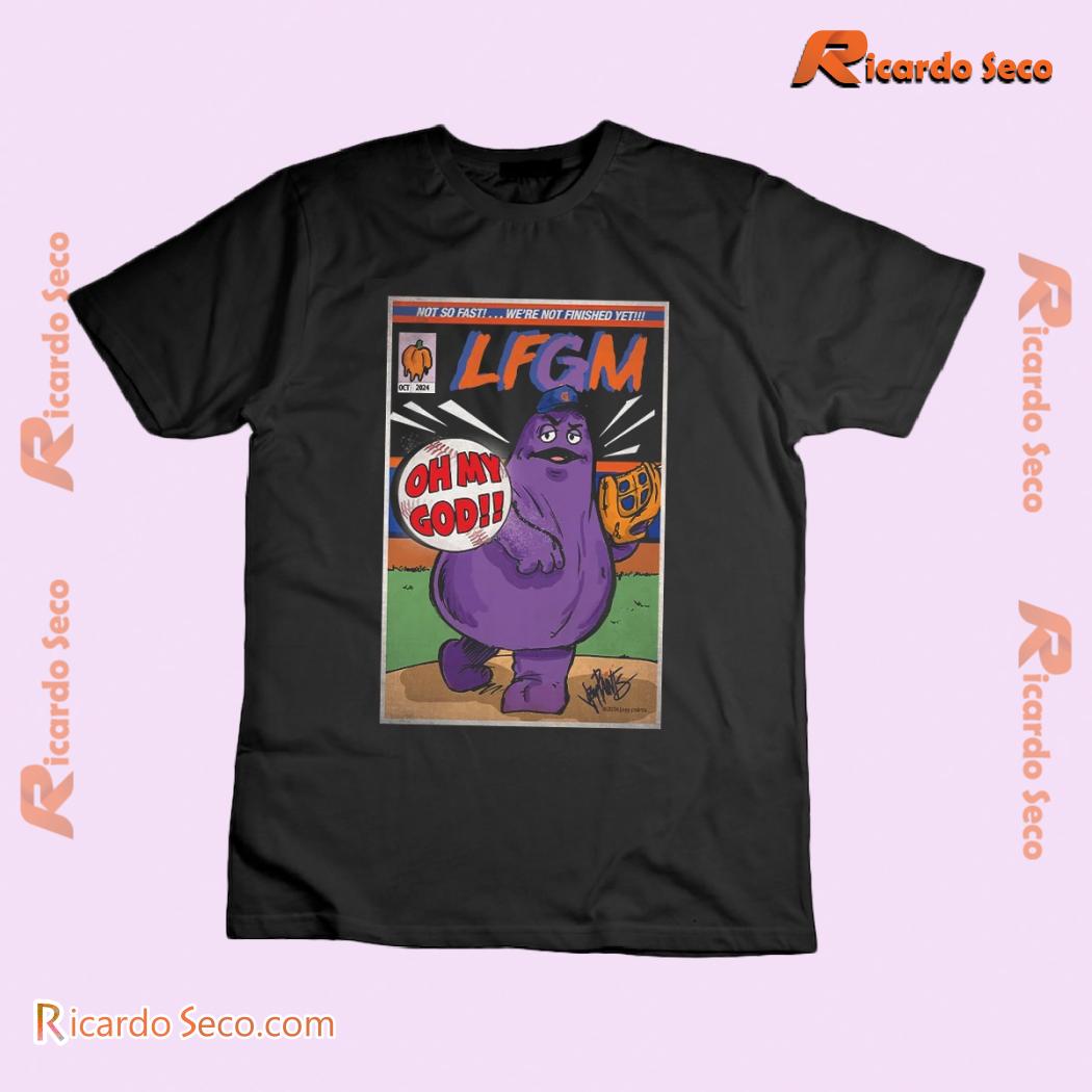New York Mets LGFM Grimace Monster Not So Fast We’are Not Finished Yet Oh My God Classic Men Shirt a New York Mets LGFM Grimace Monster Not So Fast We’are Not Finished Yet Oh My God Classic Men Shirt a