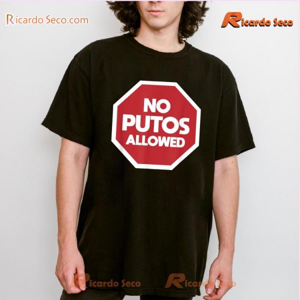 No Putos Allowed Red Color Unisex T-shirt, Classic Men Shirt A2hdU5g