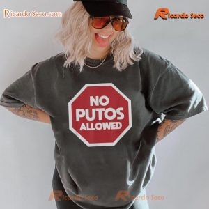 No Putos Allowed Red Color Unisex T-shirt, Classic Men Shirt-a 6Pe1EWA