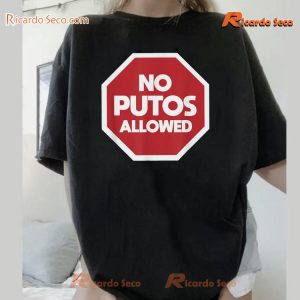 No Putos Allowed Red Color Unisex T-shirt, Classic Men Shirt-b T9KjWsk