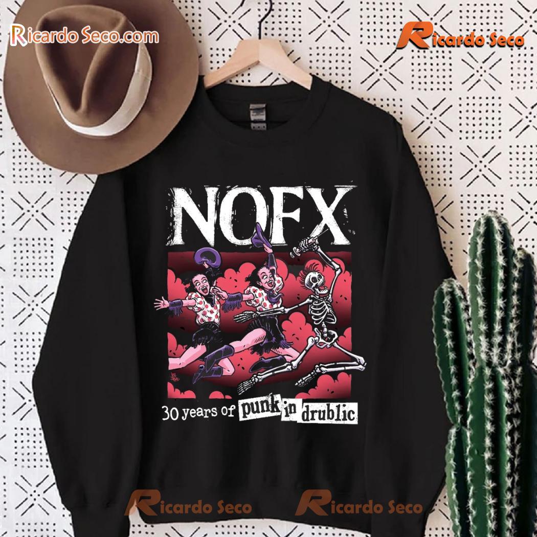 Nofx 30 Years Of Punk In Drublic Graphic Classic Men Shirt hleHGdE