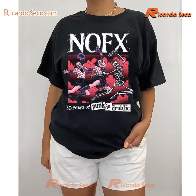 Nofx 30 Years Of Punk In Drublic Graphic Classic Men Shirt-b E9rj3Dt