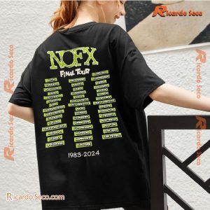 Nofx Final Tour 1983-2024 40 Years 40 Cities 40 Songs Punk In Drublic Presents Classic Men Shirt