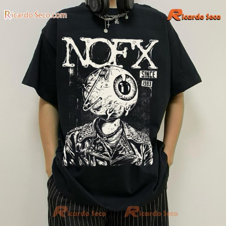 Nofx Stickin In My Eye Since 1983 Graphic Classic Men Shirt 5NY1BJq