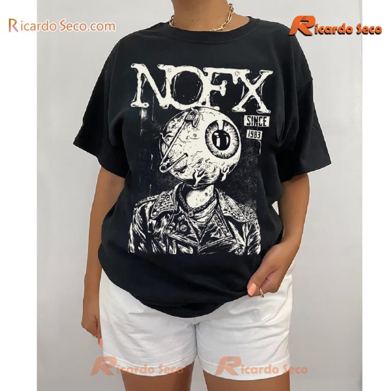 Nofx Stickin In My Eye Since 1983 Graphic Classic Men Shirt-a H1yBJjq