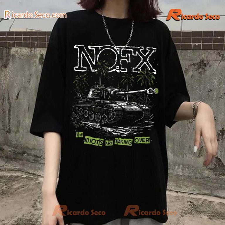 Nofx The Idiots Are Taking Over Graphic Unisex Sweatshirt-b zxsQ0Ij