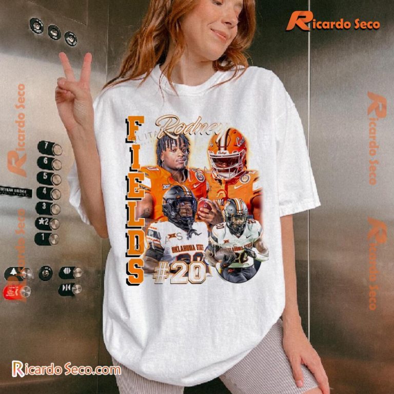 Oklahoma State Cowboys Homecoming Rodney Fields #20 Graphic Unisex T-shirt, Long Sleeve-a pJqvLIr