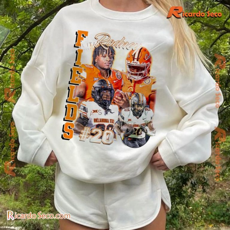 Oklahoma State Cowboys Homecoming Rodney Fields #20 Graphic Unisex T-shirt, Long Sleeve-b EnCSaOJ