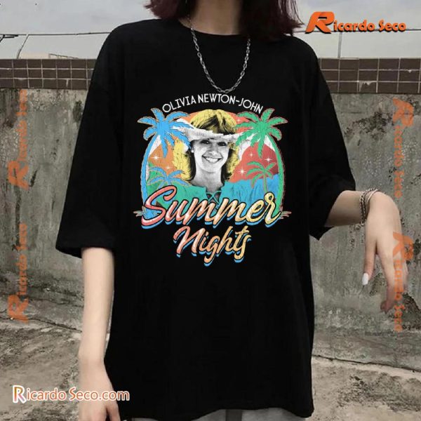 Olivia Newton-john Summer Nights Graphic Unisex T-shirt, Hoodie, Long Sleeve, Sweater