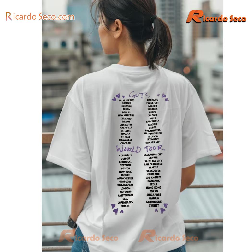 Olivia Rodrigo Guts World Tour Get Him Back Graphic Classic Men Shirt x Olivia Rodrigo Guts World Tour Get Him Back Graphic Classic Men Shirt x