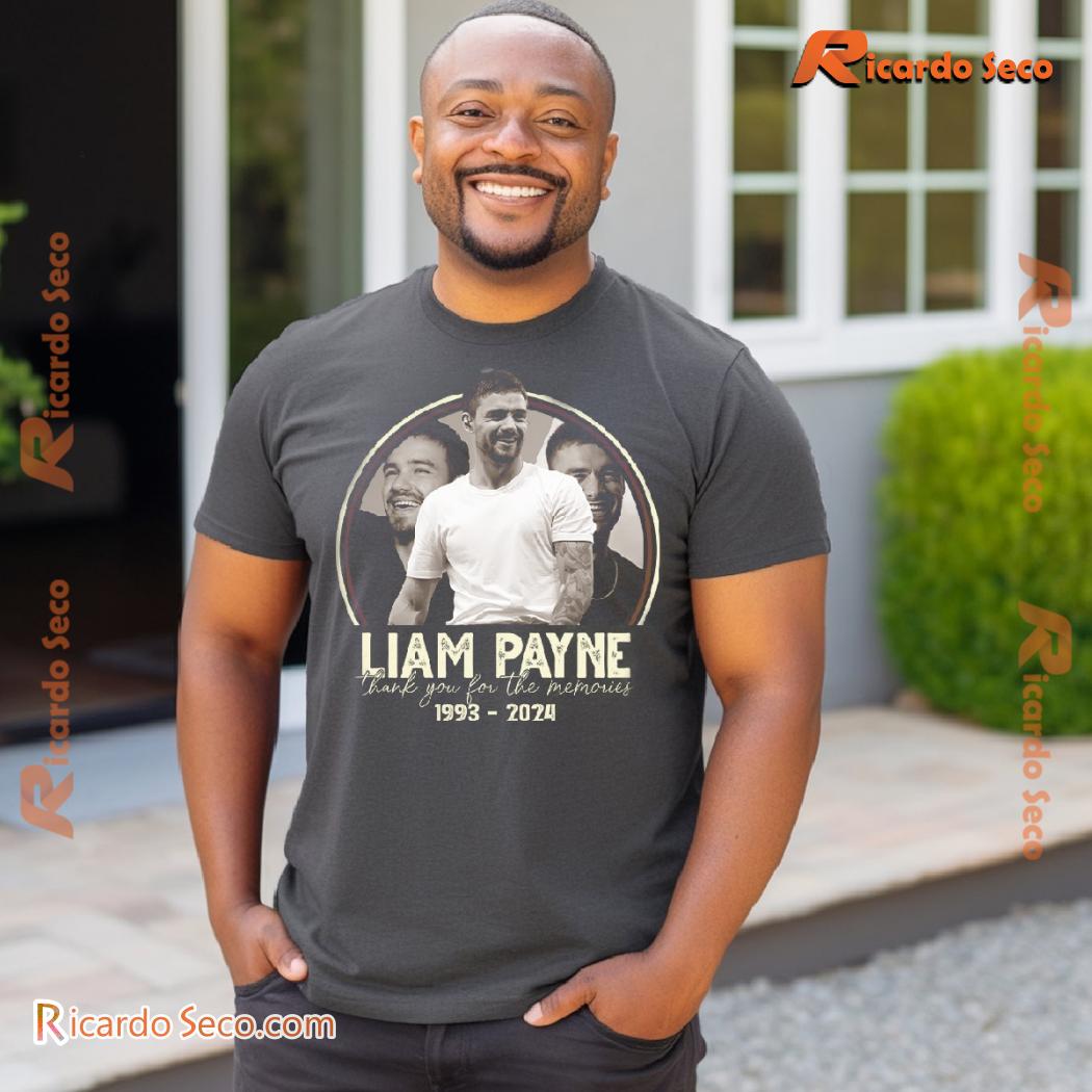 One Direction Liam Payne Thank You For The Memories 1993-2024 Graphic Classic Men Shirt-a One Direction Liam Payne Thank You For The Memories 1993-2024 Graphic Classic Men Shirt-a DUIOGVH