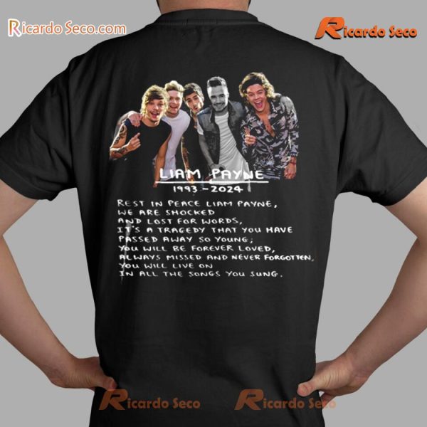 One Direction Rest In Peace Liam Payne 1993 - 2024 Graphic Classic Ladies Shirt-c O3AyCmK