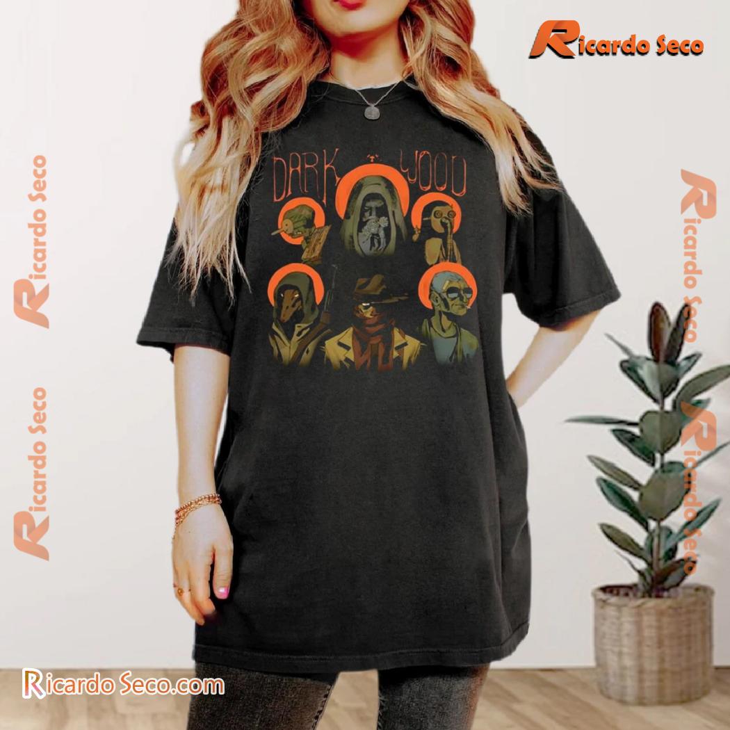 Pyrocynical Store Merch Darkwood Portraits Printed Unisex Tee, Classic Ladies Shirt a Pyrocynical Store Merch Darkwood Portraits Printed Unisex Tee, Classic Ladies Shirt a