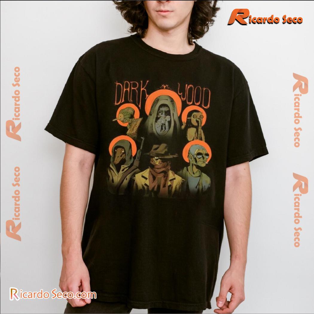 Pyrocynical Store Merch Darkwood Portraits Printed Unisex Tee, Classic Ladies Shirt b Pyrocynical Store Merch Darkwood Portraits Printed Unisex Tee, Classic Ladies Shirt b