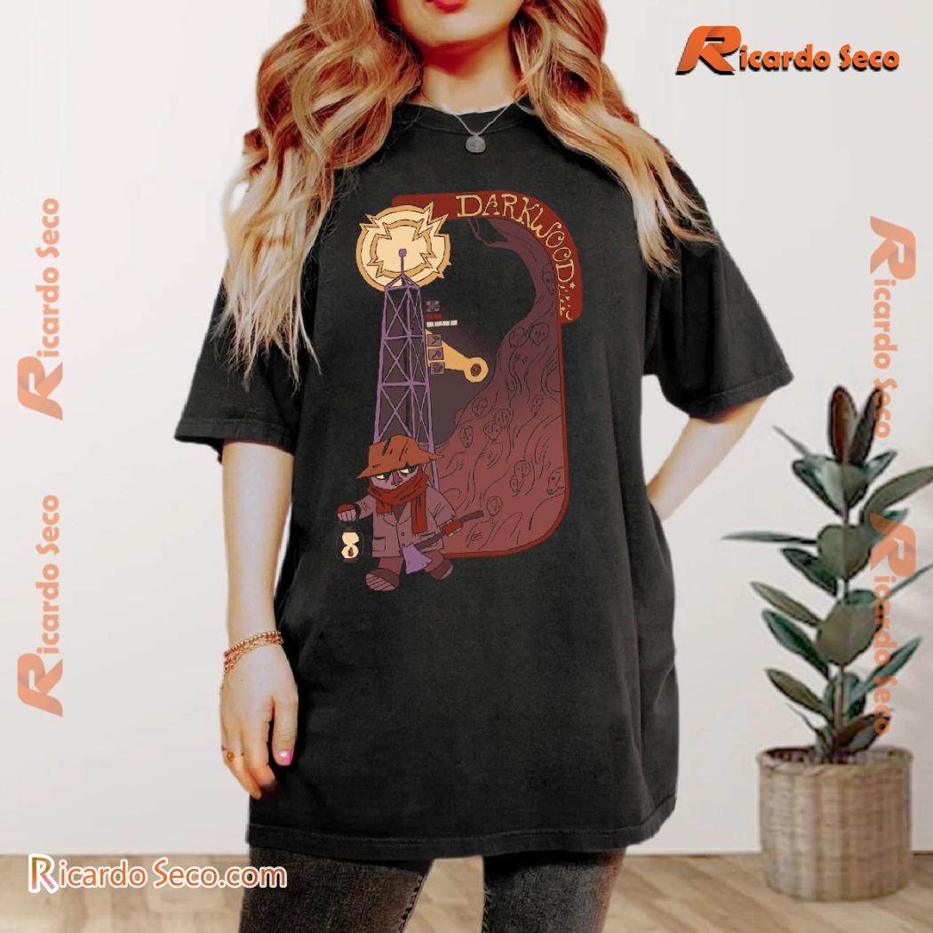 Pyrocynical Store Merch Darkwood Radio Tower Printed Unisex Tee, Classic Ladies Shirt a Pyrocynical Store Merch Darkwood Radio Tower Printed Unisex Tee, Classic Ladies Shirt a