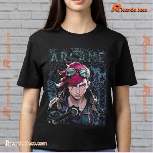 Riot Games Arcane League Of Legends Vi Gift For Fan Graphic Unisex T-shirt, Classic Men Shirt