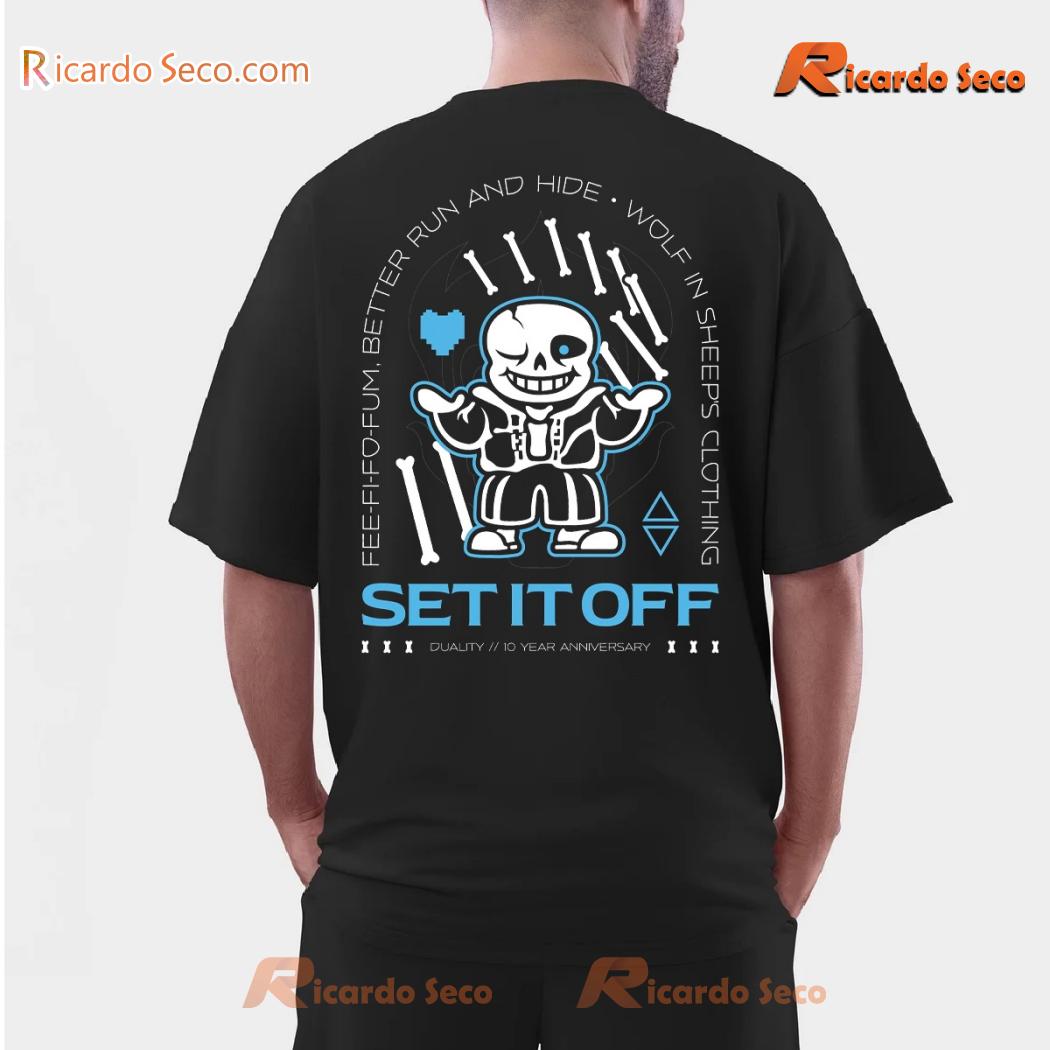 Set It Off Band Duality 10 Year Anniversary Skeleton Gift For Fan Classic Men Shirt-c Set It Off Band Duality 10 Year Anniversary Skeleton Gift For Fan Classic Men Shirt-c quIfDjx