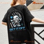 Set It Off Band Duality 10 Year Anniversary Skeleton Gift For Fan Classic Men Shirt-x ws0xpkE