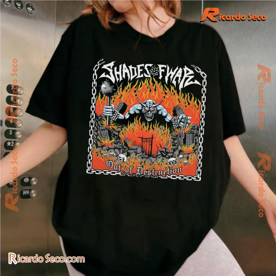 Shades Of War Out Of Destruction Graphic Classic Men Shirt-a Shades Of War Out Of Destruction Graphic Classic Men Shirt-a UGqpeyP