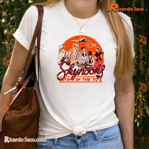 Skyhooks Aus Music 2024 Living In The 70's Unisex Tee, Classic Men Shirt, Hoodie, Long Sleeve