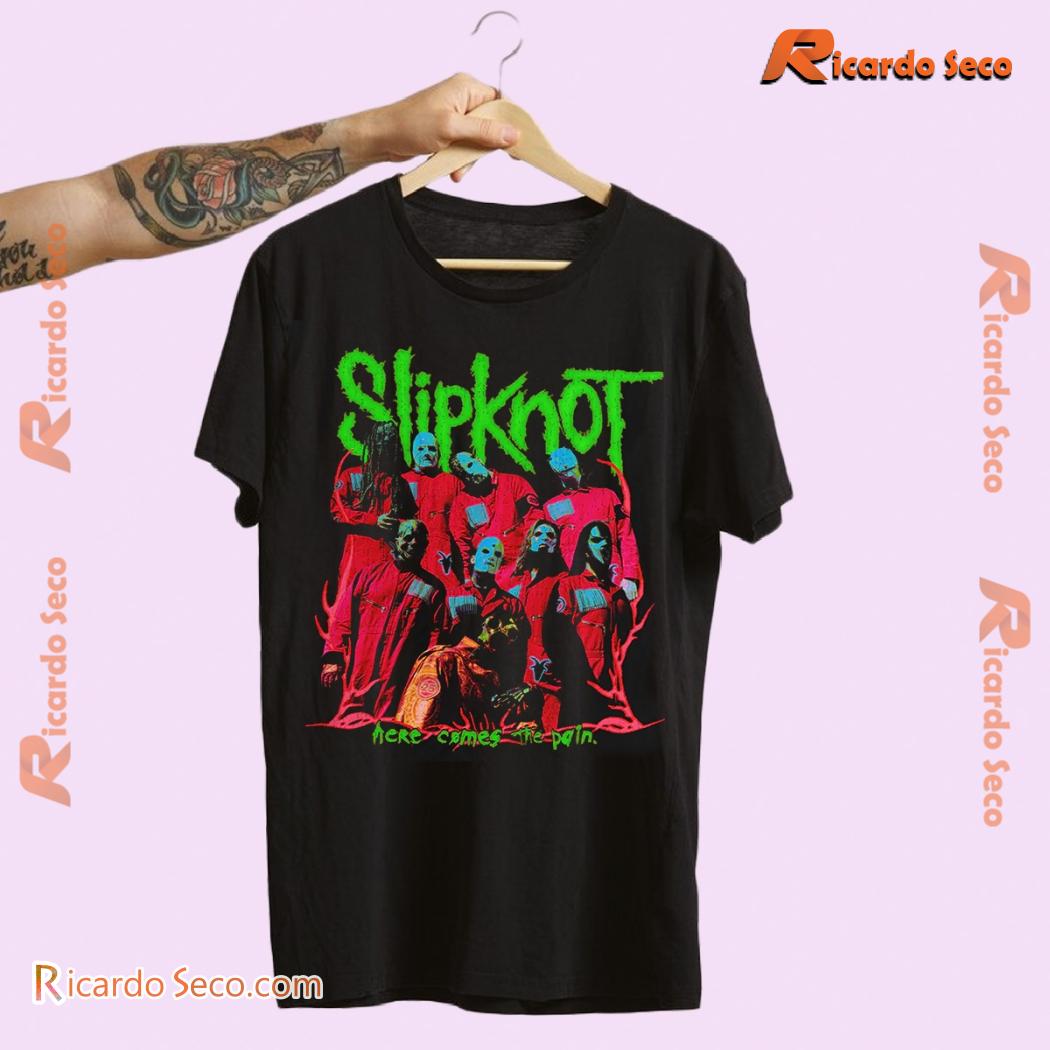 Slipknot 25th Anniversary Here Comes The Pain Tour 2024 Halloween Unisex T-shirt, Hoodie, Long Sleeve a Slipknot 25th Anniversary Here Comes The Pain Tour 2024 Halloween Unisex T-shirt, Hoodie, Long Sleeve a