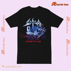 Sodom "Tapping The Vein" Never Again Tapping The Vein Gift For Fan Unisex Shirt, Classic Men Shirt a