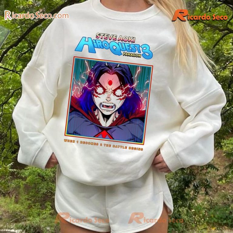 Steve Aoki Hiroquest 3 Tour When 1 Becomes 2 The Battle Begins Unisex Sweatshirt, Hoodie-x 3qT7LHO