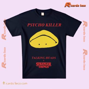 Talking Heads X Stranger Things Upside Down Smiley Classic Men Shirt 6sdFPYT