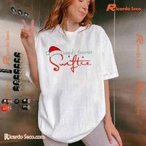 Taylor Swift Santa's Favorite Swiftie Christmas (Taylor's Version) Evermore Unisex T-shirt, Hoodie, Long Sleeve, Sweater-b 8OSoeKk