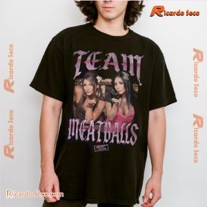 Team Meatballs Jersey Shore Graphic Unisex T-shirt, Classic Men Shirt