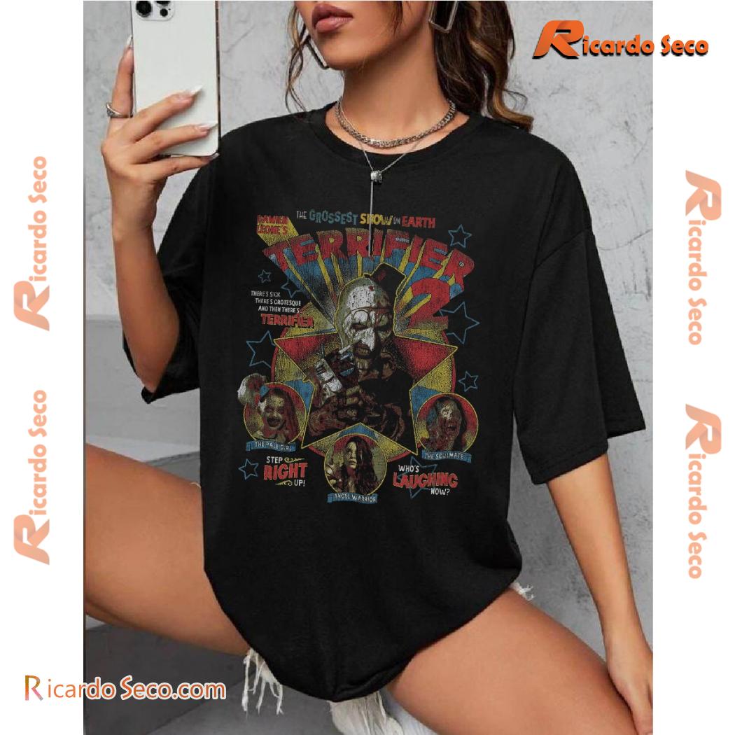 Terrifier 2 The Grossest Show On Earth Unisex T-shirt, Classic Men Shirt Terrifier 2 The Grossest Show On Earth Unisex T-shirt, Classic Men Shirt