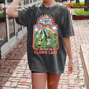 Terrifier Drop On By The Clown Cafe Graphic Classic Men Shirt-a WHEGvVL